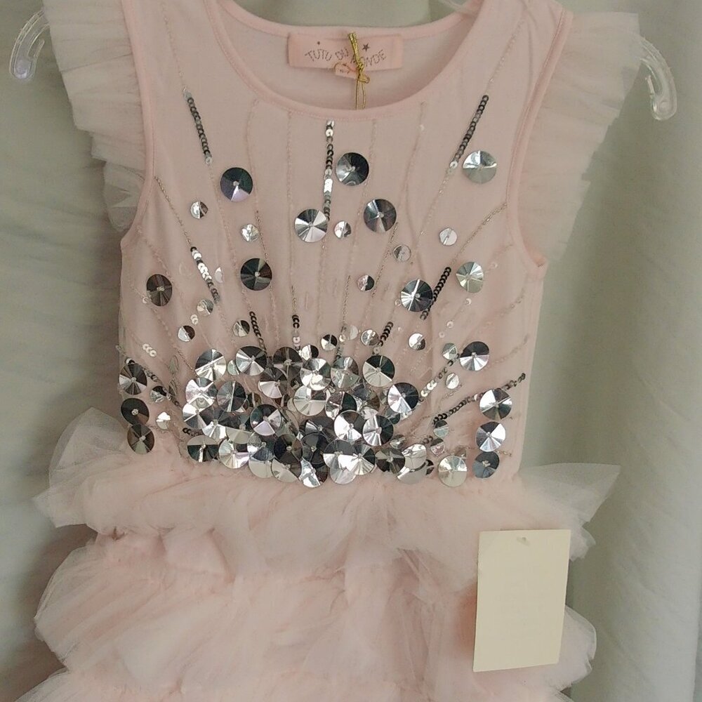 NWT Tutu Du Monde Dress in Pink with Shining Details